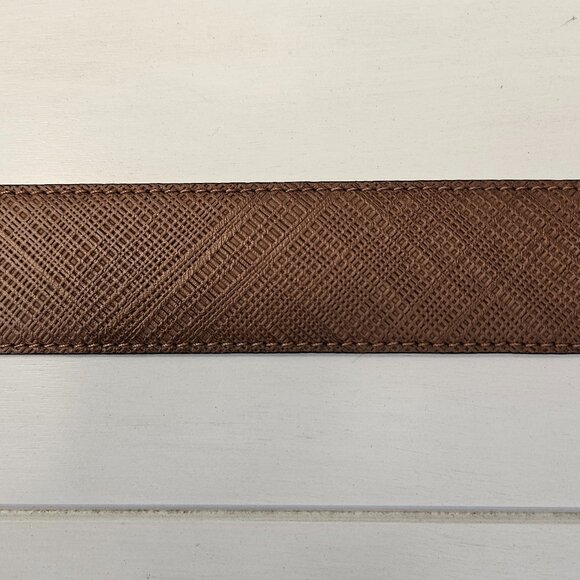 Loewe Reversible Tan and Black Anagram Belt - Size 95 cm/37.5 in - Picture 6 of 11